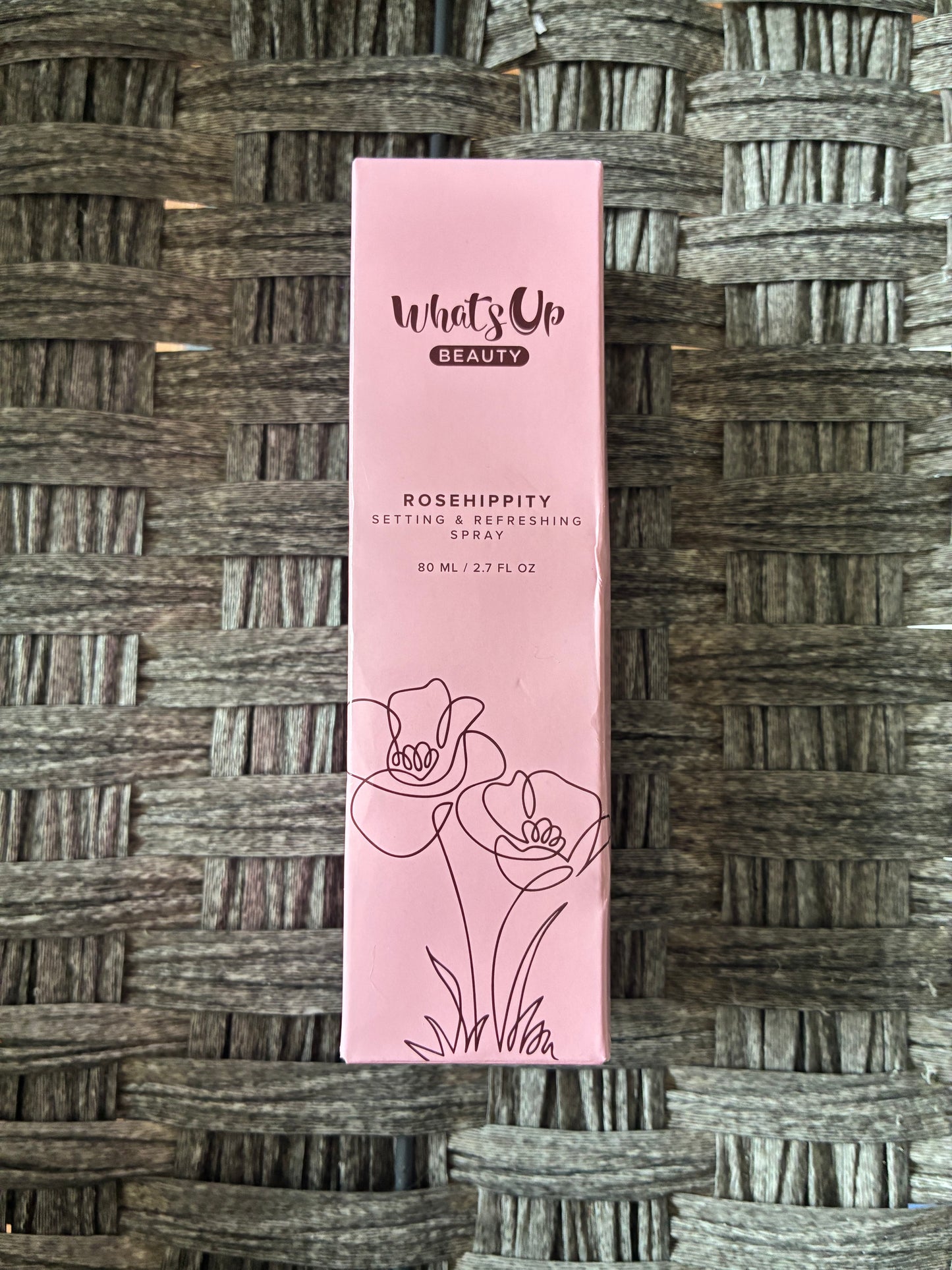WHATS UP BEAUTY ROSEHIPPITY SETTING & REFRESHING SPRAY 80ML/2.7 FL OZ - NEW