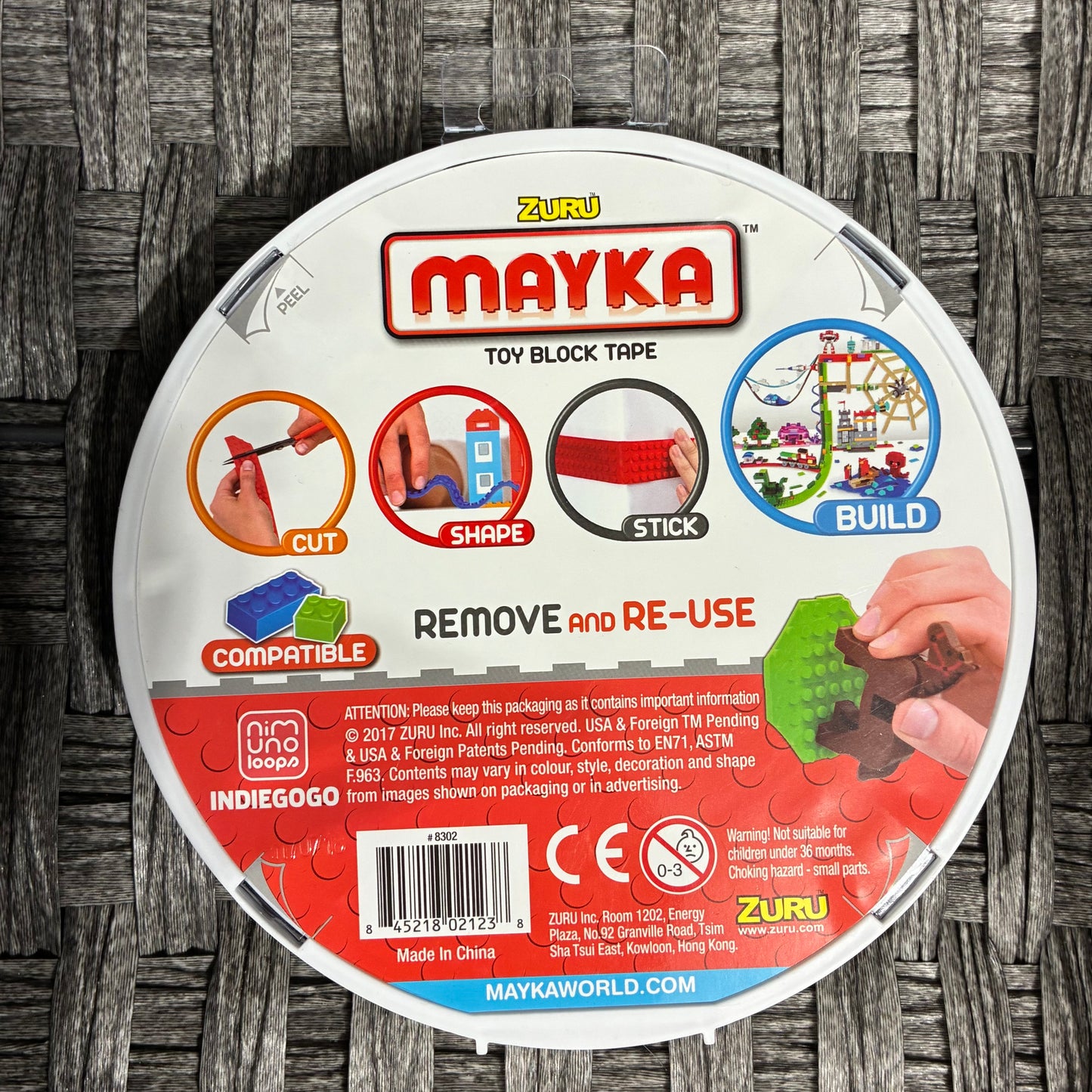 ZURU MAYKA TOY BLOCK TAPE - 2M/6.5FT