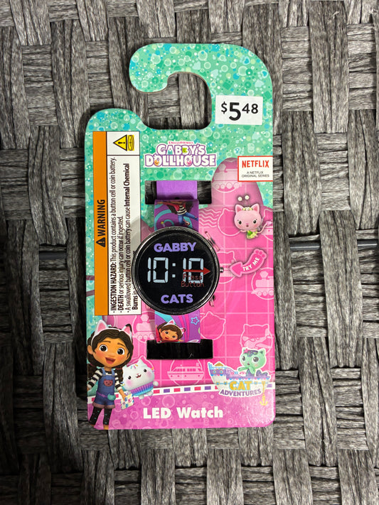 GABBY'S DOLLHOUSE THEMED CHILDREN'S LED WATCH