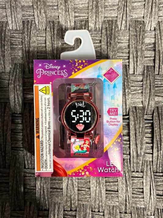 DISNEY PRINCESS ARIEL THEMED CHILDREN'S LED WATCH