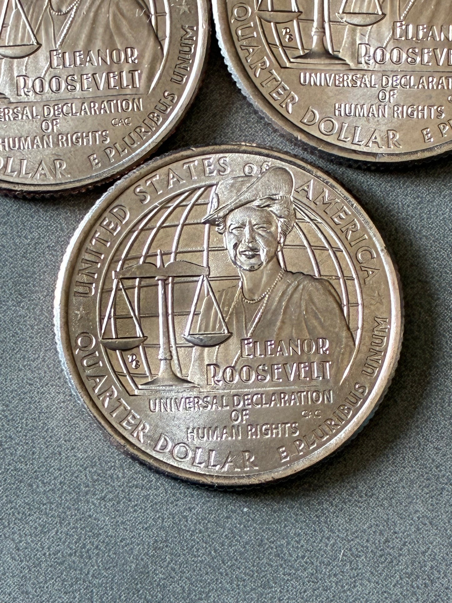 2023 P QUARTER FT. ELEANOR ROOSEVELT - 3X CIRC. GREAT CONDITION - "IN COD" ERROR