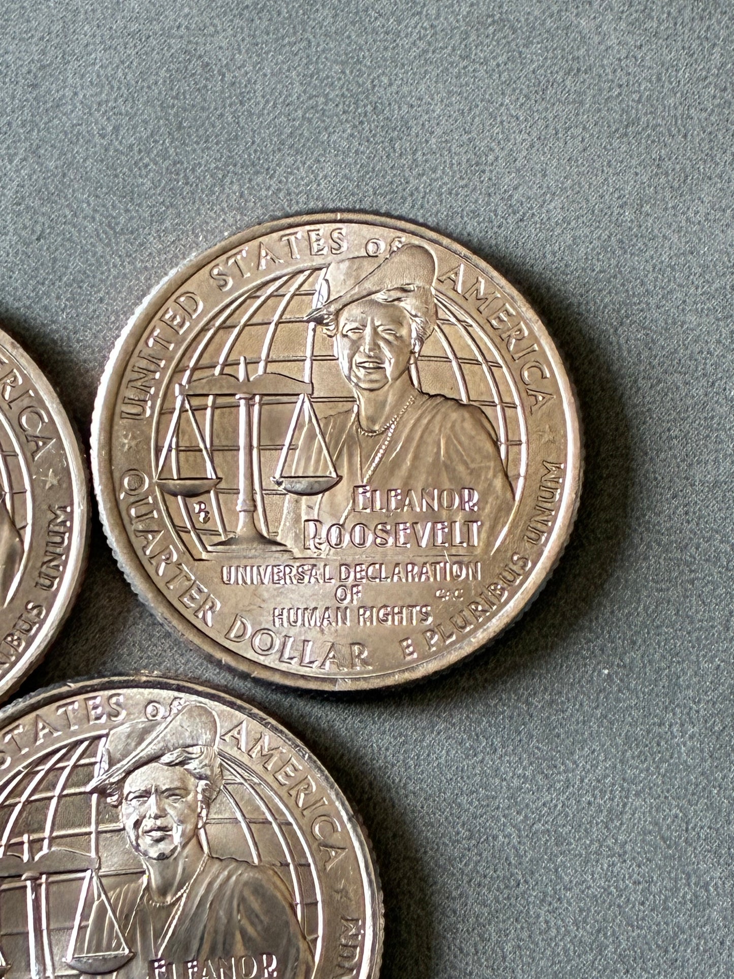 2023 P QUARTER FT. ELEANOR ROOSEVELT - 3X CIRC. GREAT CONDITION - "IN COD" ERROR