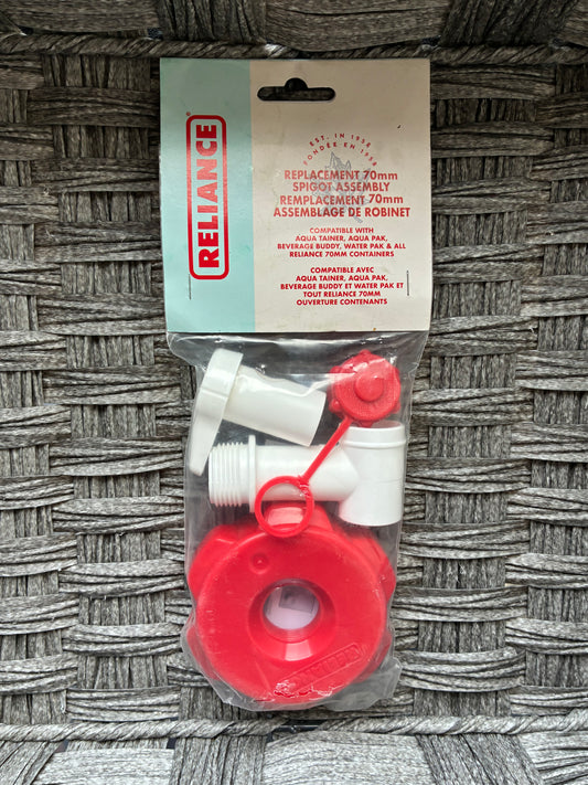 RELIANCE REPLACEMENT SPIGOT ASSEMBLY FOR 70MM CONTAINERS