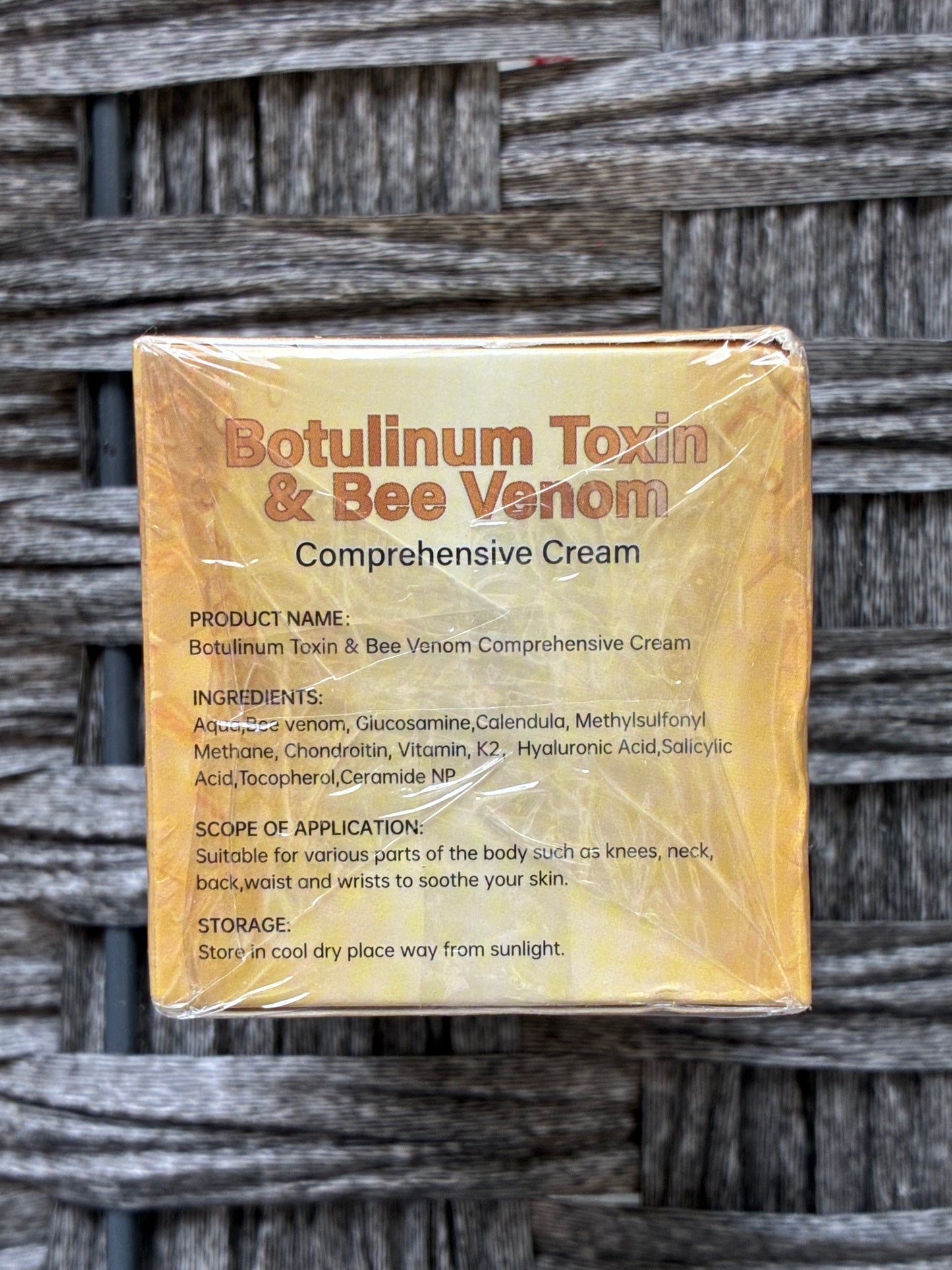 BOTULINUM TOXIN & BEE VENOM CREAM SKIN TAG WART ABNORMALITIES REMOVER EXPP 04/28
