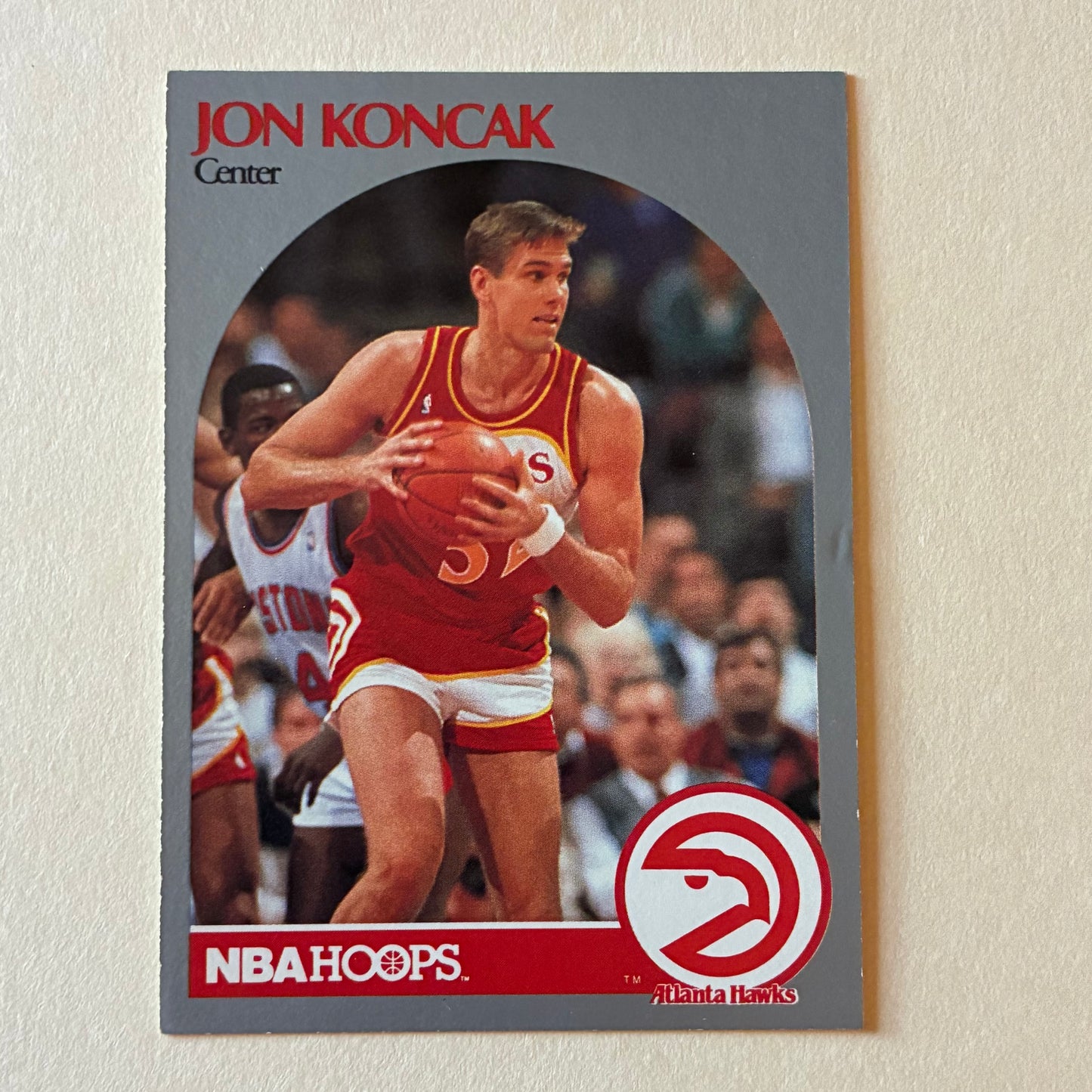 LOT OF 3 - 1989 & 1990 NBA HOOPS - JON KONCAK #28 #151 (HAWKS)