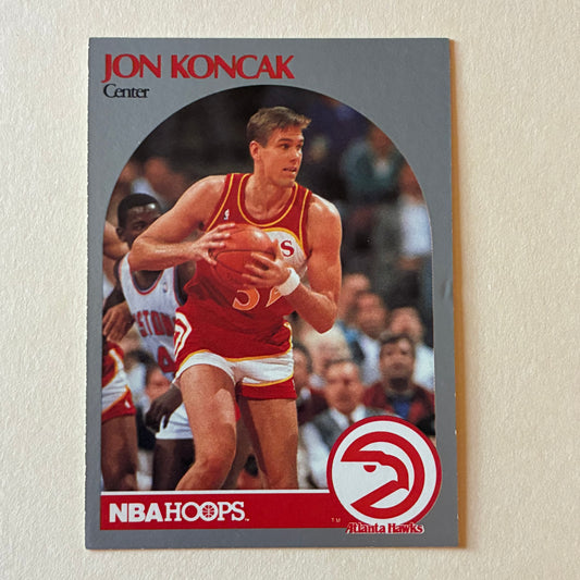 LOT OF 3 - 1989 & 1990 NBA HOOPS - JON KONCAK #28 #151 (HAWKS)