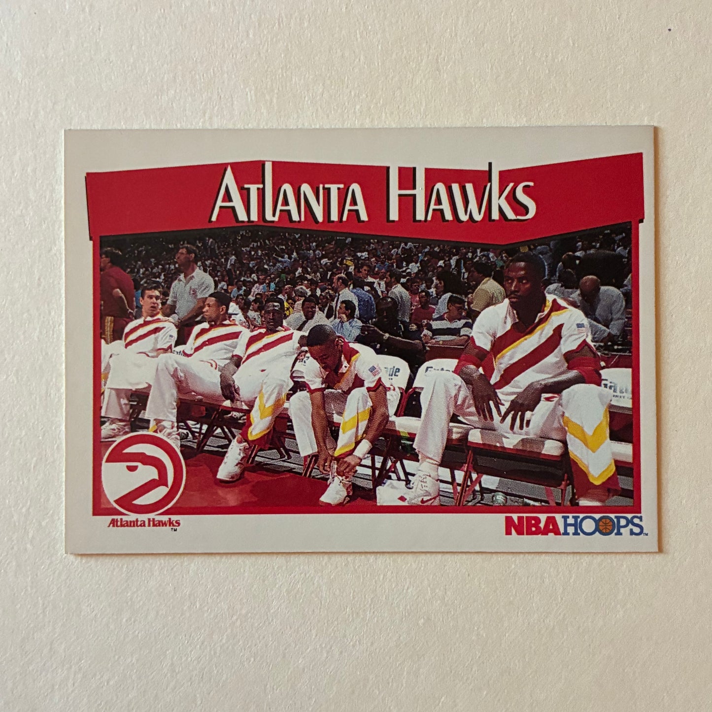 1991 NBA HOOPS - ATLANTA HAWKS #274 TEAM PHOTO CARD