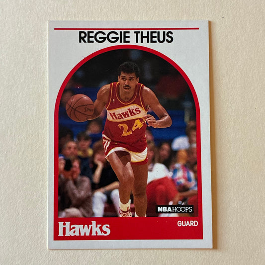 1989 NBA HOOPS - REGGIE THEUS #165 (HAWKS)