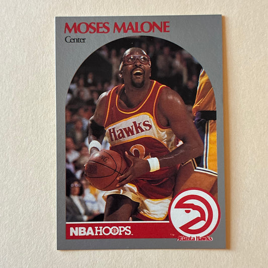1990 NBA HOOPS - MOSES MALONE #31 (HAWKS)
