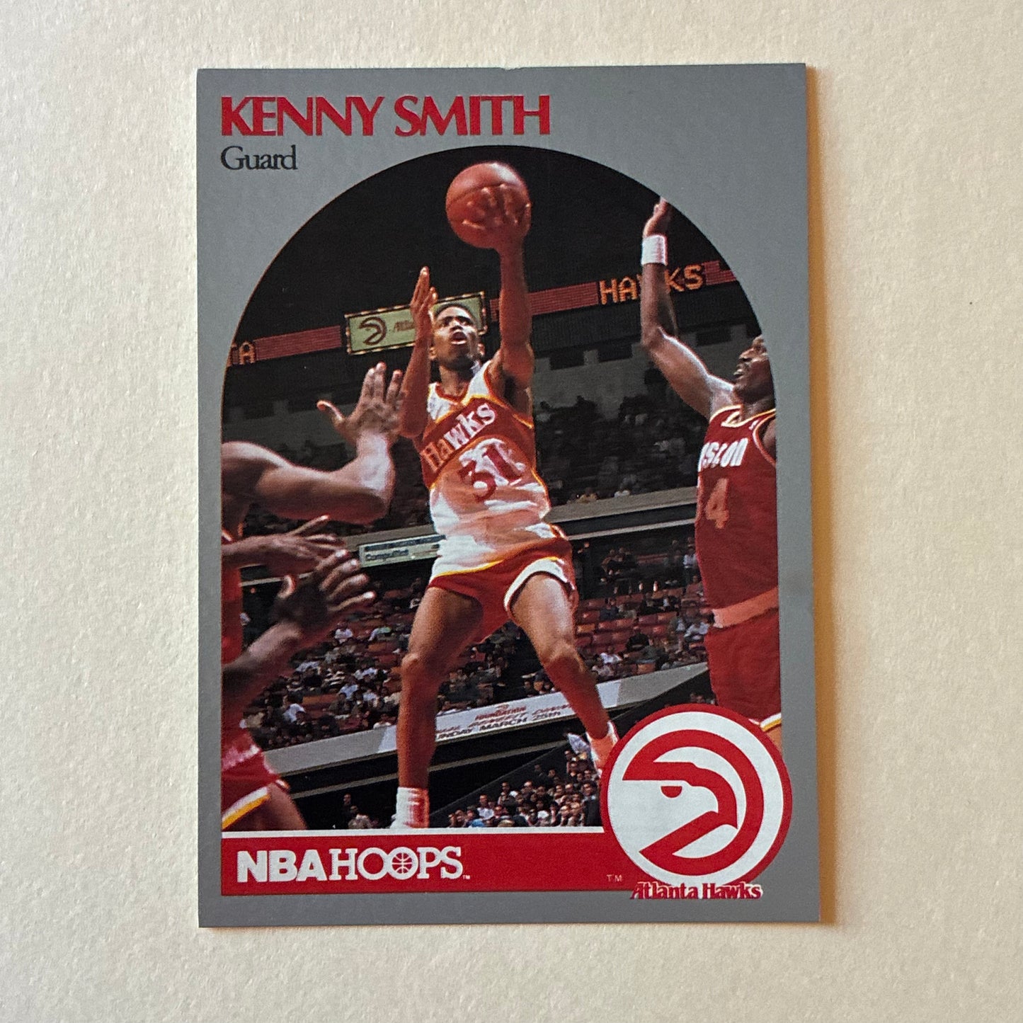1990 NBA HOOPS - KENNY SMITH #33 (HAWKS)