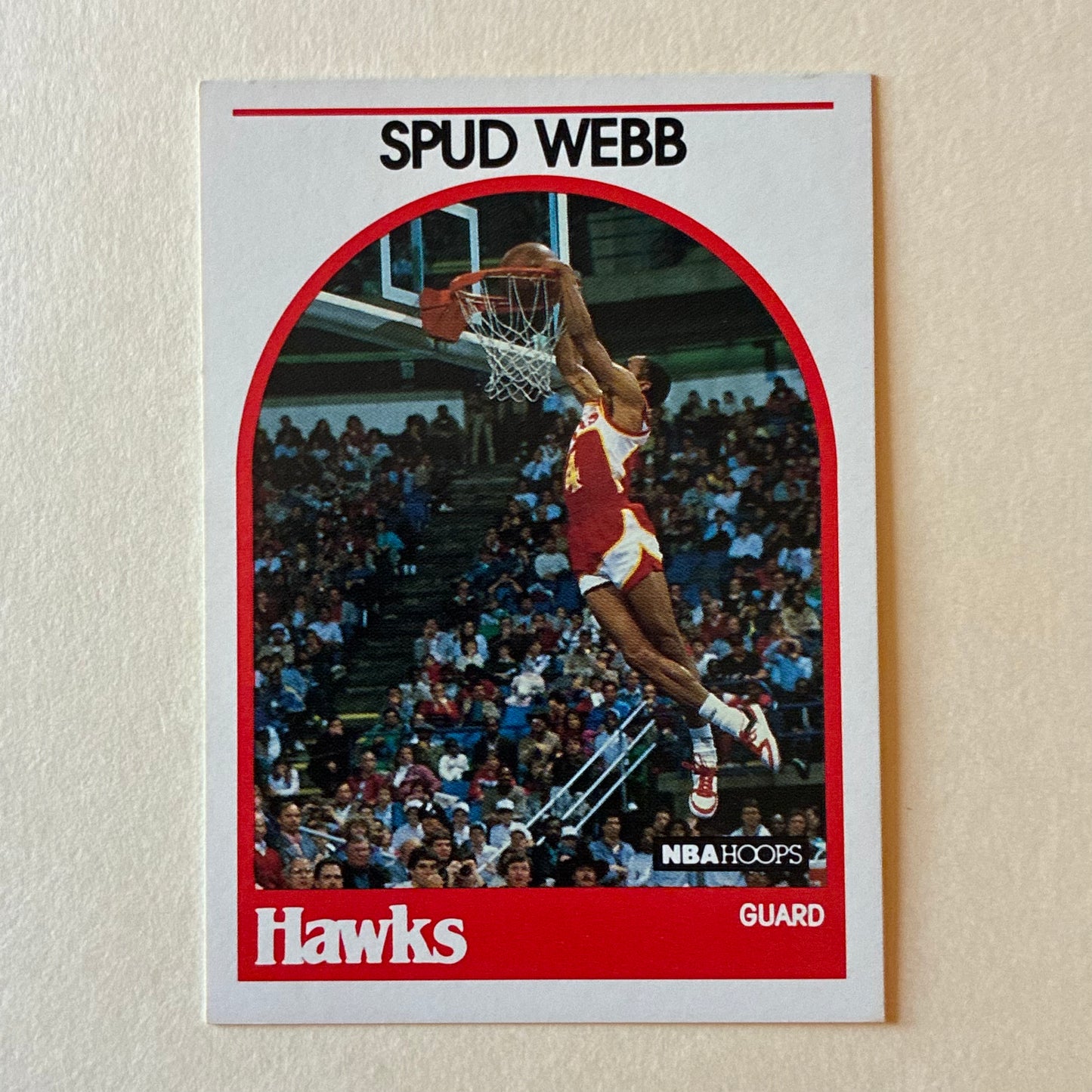 1989 NBA HOOPS - SPUD WEBB #115 (HAWKS)