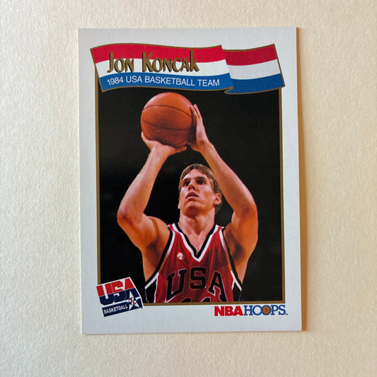 1991 NBA HOOPS TRADING CARD - JON KONCAK #560 (USA) - GOOD COND.