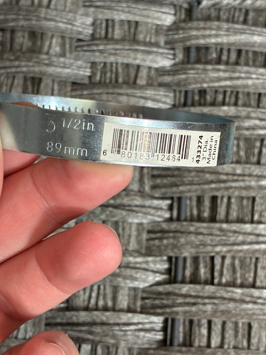 3 1/2" 89MM HOSE CLAMP 433274