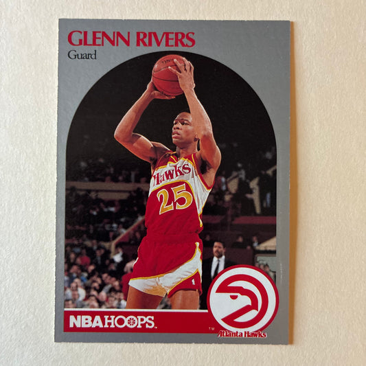 1990 NBA HOOPS - GLENN RIVERS #32 (HAWKS)