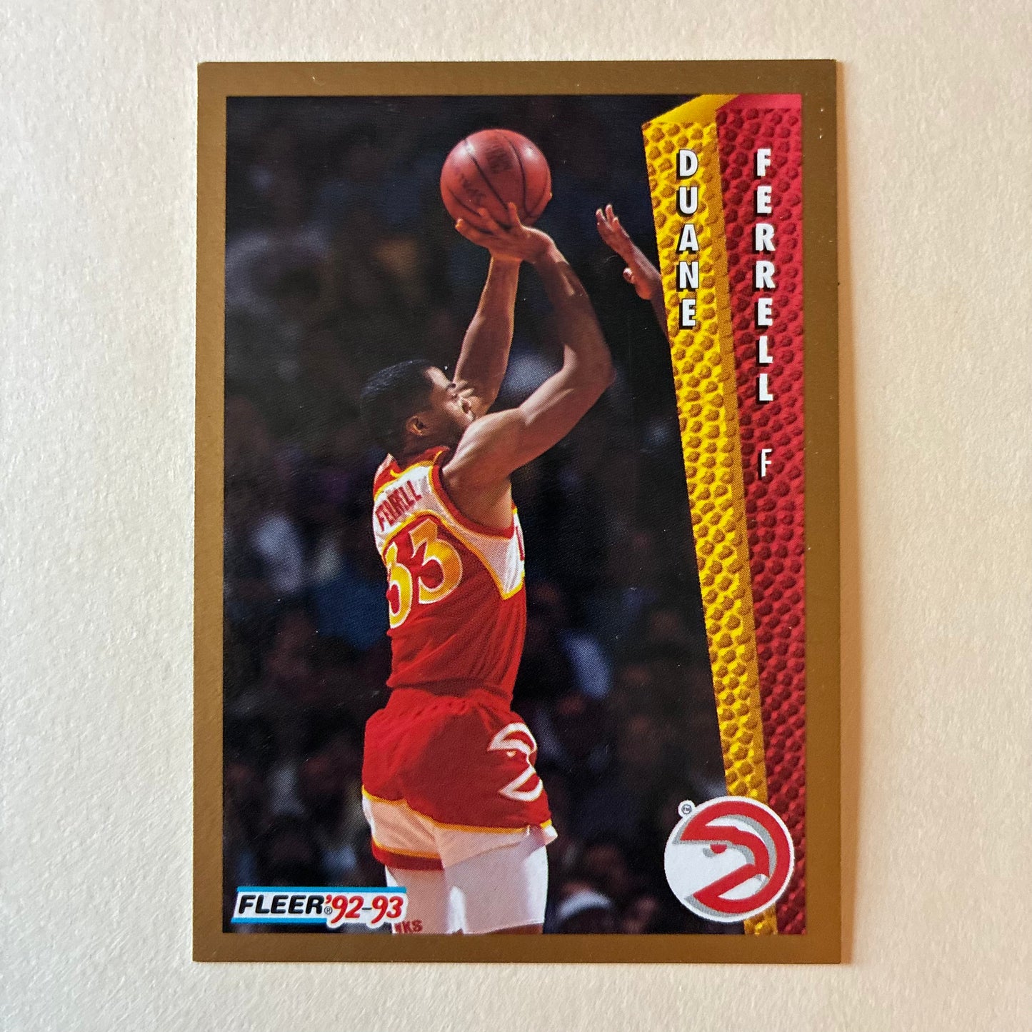1992-1993 FLEER - DUANE FERRELL #2 (HAWKS)