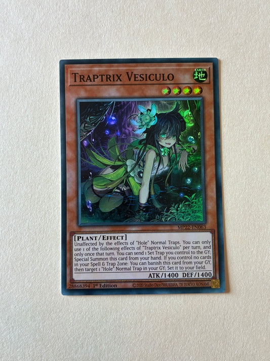 YU-GI-OH TCG - TRAPTRIX VESICULO MP22-EN063 HOLO 1ST EDITION