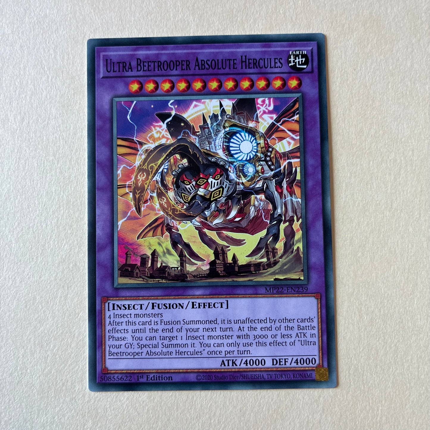 2020 YU-GI-OH! TCG - ULTRA BEETROOPER ABSOLUTE HERCULES (MP22-EN239) 1ST EDITION