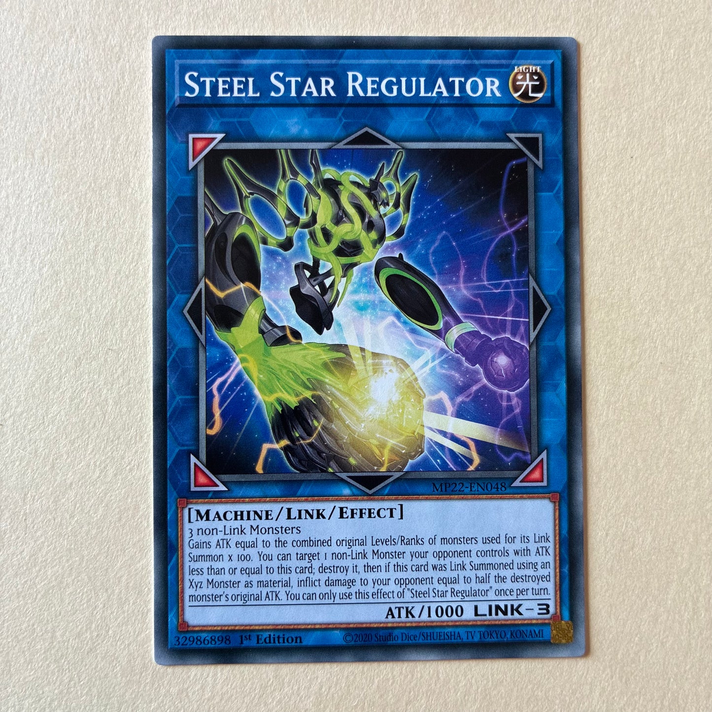 2020 YU-GI-OH! TCG - STEEL STAR REGULATOR (MP22-EN048) 1ST EDITION