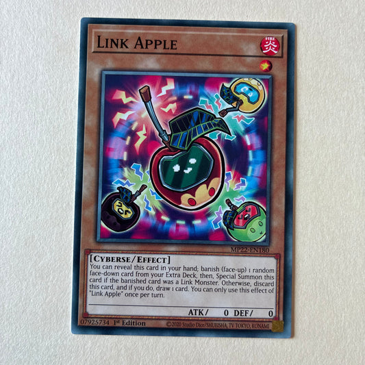 2020 YU-GI-OH! TCG - LINK APPLE (MP22-EN180) 1ST EDITION
