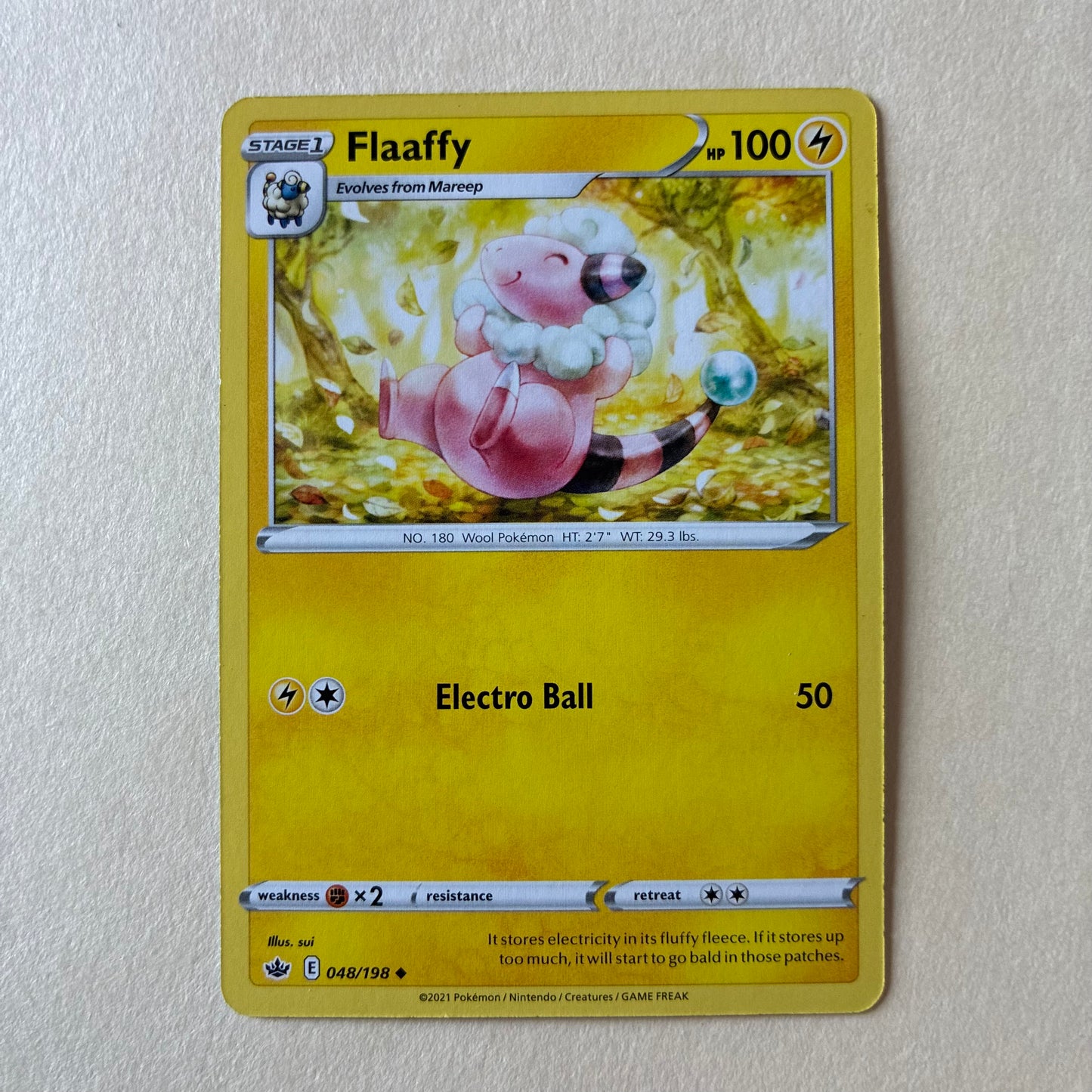2021 POKEMON TCG - FLAAFFY 048/198