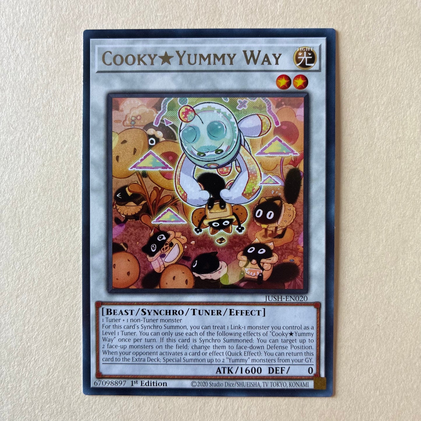YU-GI-OH! TCG - COOKY YUMMY WAY JUSH-EN020 1ST EDITION