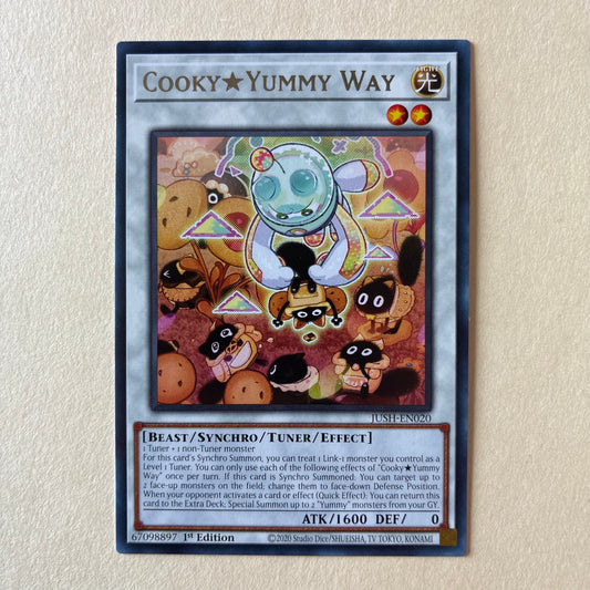 YU-GI-OH! TCG - COOKY YUMMY WAY JUSH-EN020 1ST EDITION