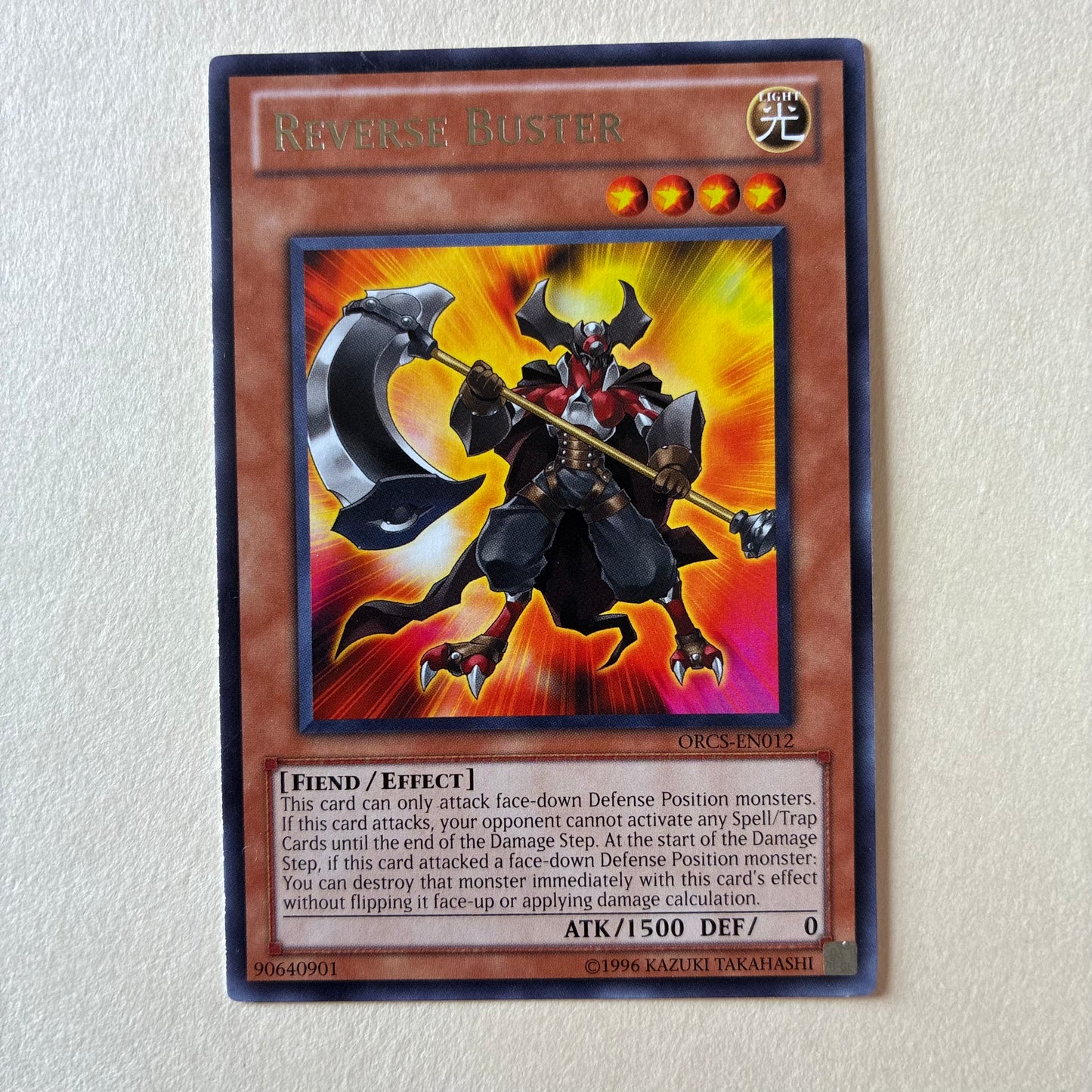 YU-GI-OH! TCG - REVERSE BUSTER ORCS-EN012