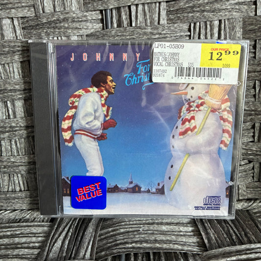 JOHNNY MATHIS - FOR CHRISTMAS - CD - SEALED