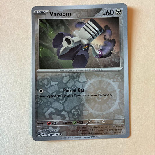 2023 POKEMON TCG SVI - VAROOM 140/198 (REVERSE HOLO)