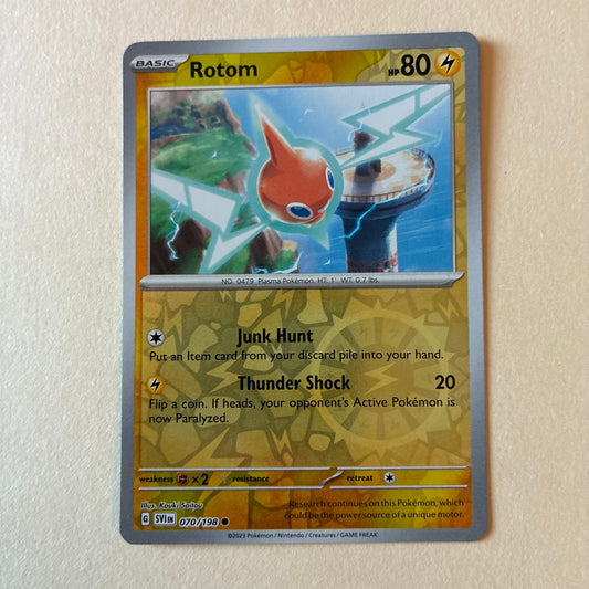 2023 POKEMON TCG SVI - ROTOM 070/198 (REVERSE HOLO)