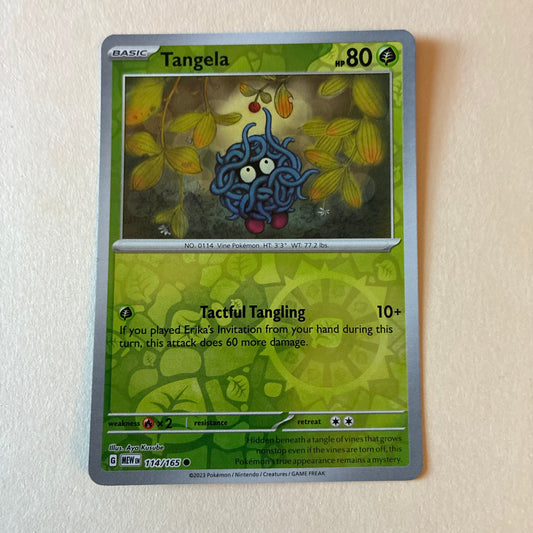 2023 POKEMON TCG MEW - TANGELA 114/165 (REVERSE HOLO)