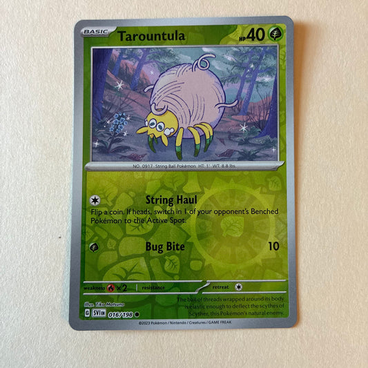 2023 POKEMON TCG SVI - TAROUNTULA 016/198 (REVERSE HOLO)
