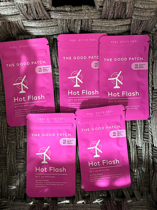 5X THE GOOD PATCH HOT FLASK PEEL AND STICK CONTROL YOUR SWEAT PATCHES