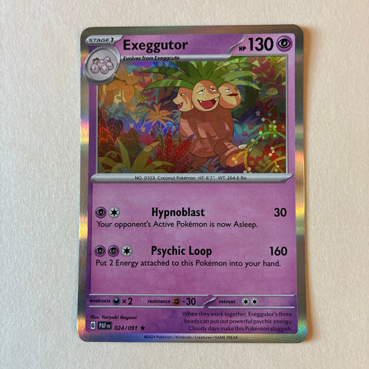 2024 POKEMON TCG EXEGGUTOR 024/091 HOLO
