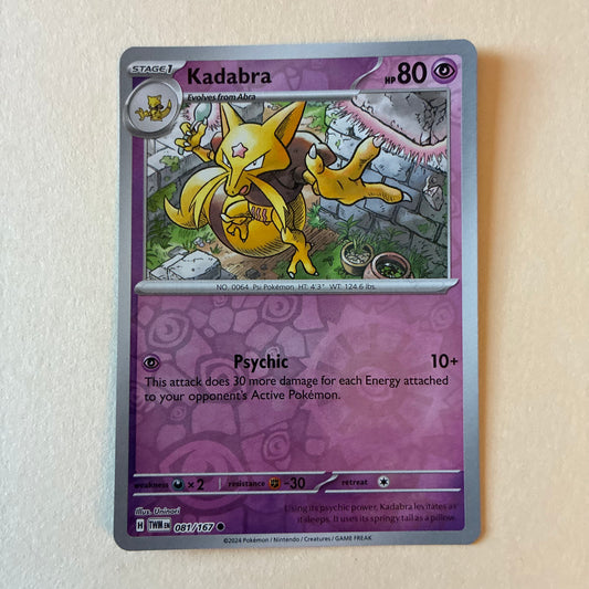 2024 POKEMON TCG KADABRA 081/167 HOLO