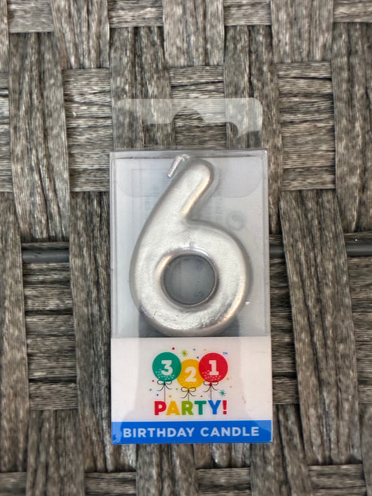 321 PARTY! CANDLE #6