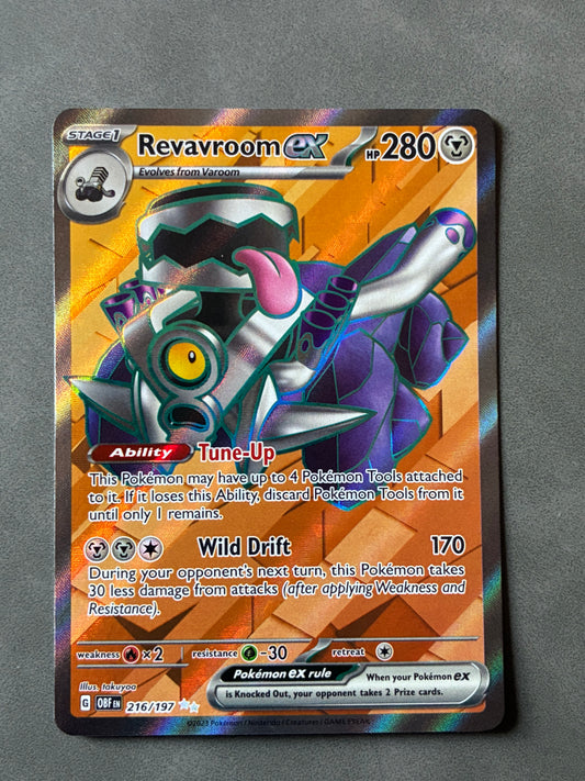 2023 POKEMON TCG - REVEVROOM EX 216/197 HOLO