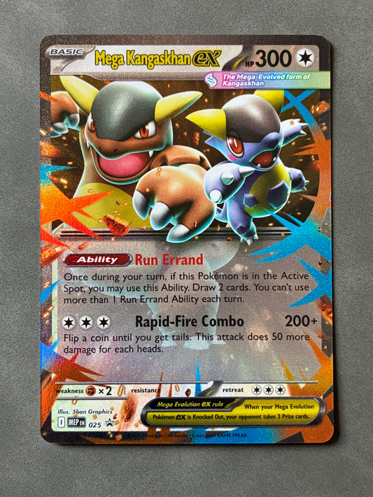 2025 POKEMON TCG - MEGA KANGASKHAN EX 025 PROMO STAMPED HOLO