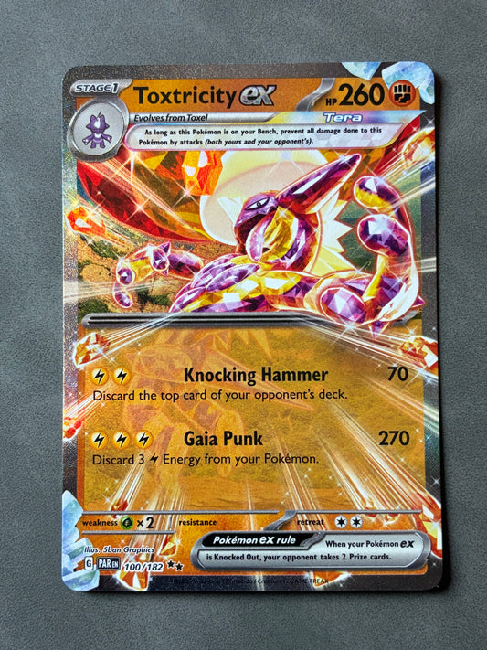 2023 POKEMON TCG - TOXTRICITY EX 100/182 HOLO