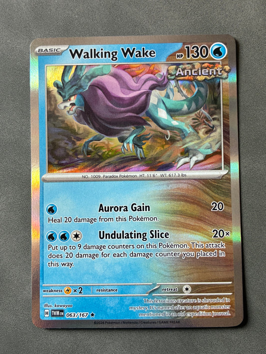 2024 POKEMON TCG TWM - WALKING WAKE 063/167 (HOLO) ANCIENT