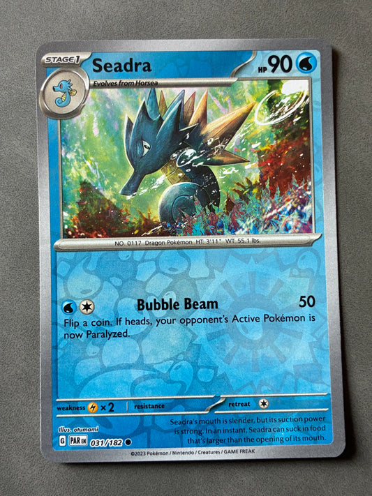 2023 POKEMON TCG PAR - SEADRA 031/182 (REVERSE HOLO)