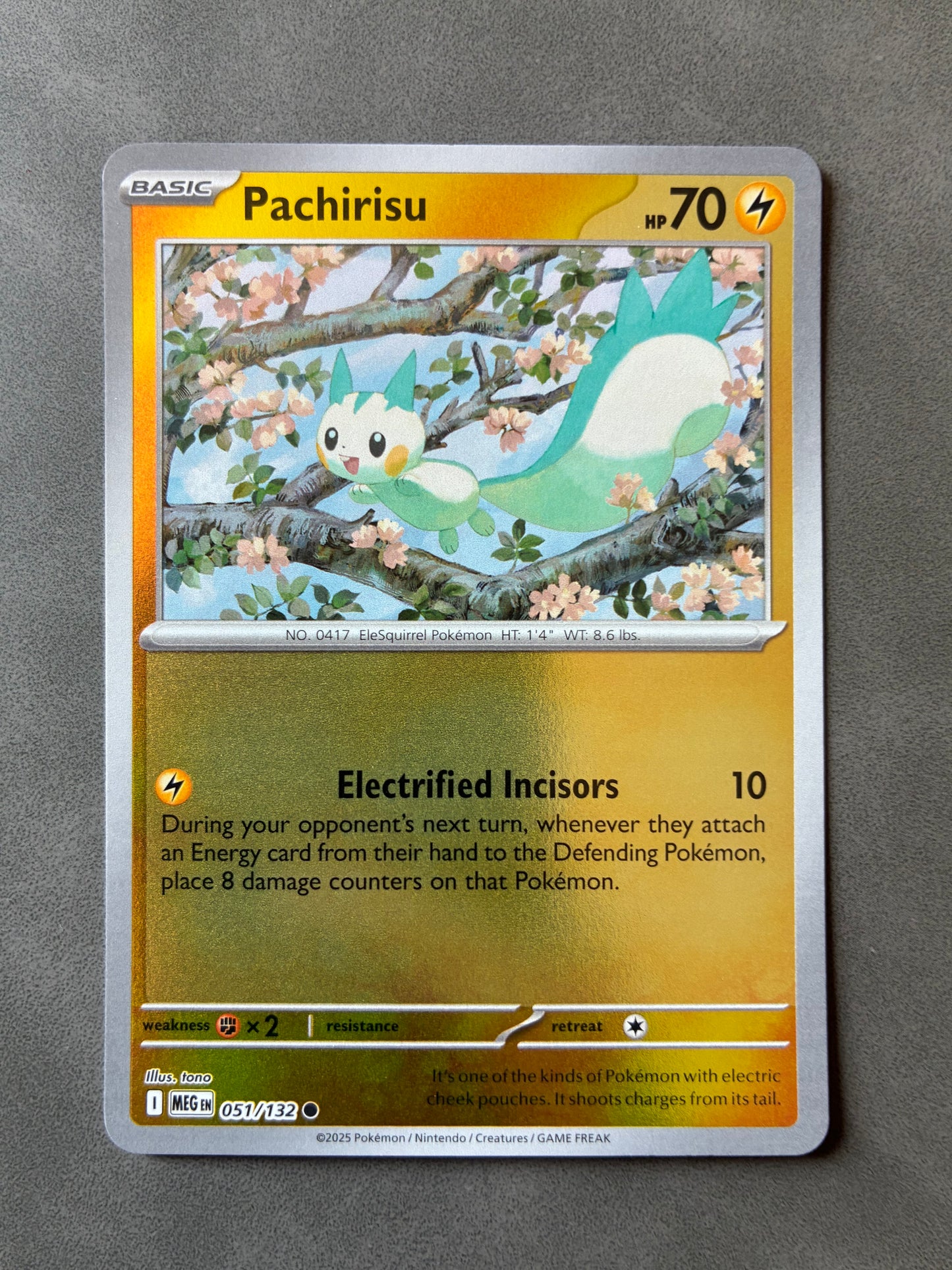 2025 POKEMON TCG MEG - PACHIRISU 051/132 (HOLO)