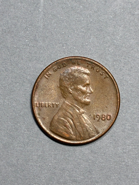 1980 PENNY NO MINT MARK 95% COPPER CIRCULATED