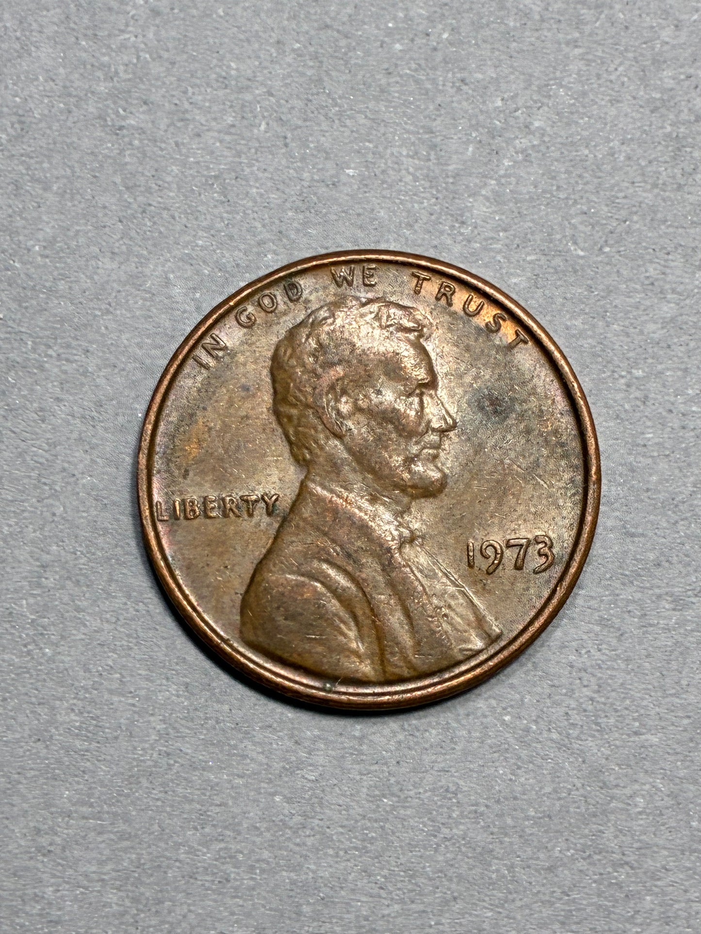 1973 PENNY NO MINT MARK 95% COPPER CIRCULATED