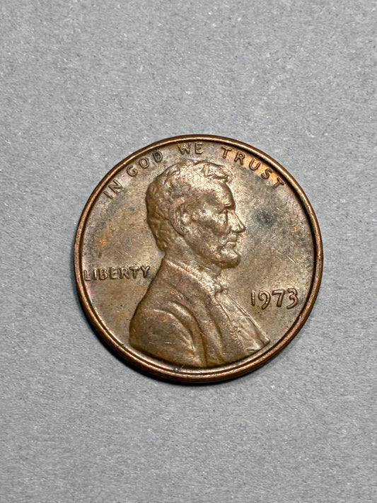 1973 PENNY NO MINT MARK 95% COPPER CIRCULATED