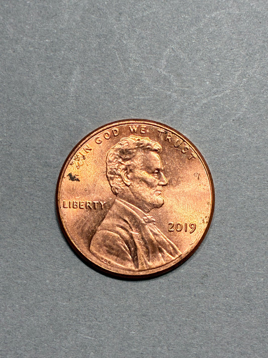 2019 PENNY NO MINT MARK CIRCULATED (PNC 0124)