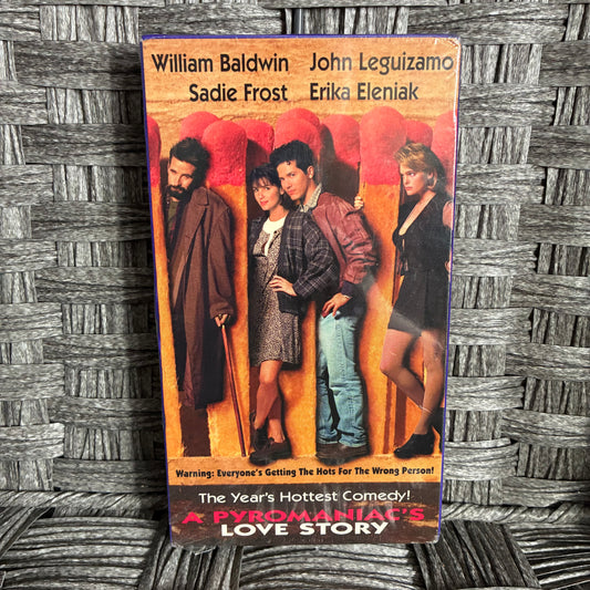 A PYROMANIAC'S LOVE STORY - ERIKA ELENIAK, WILLIAM BALDWIN, FROST - VHS - SEALED