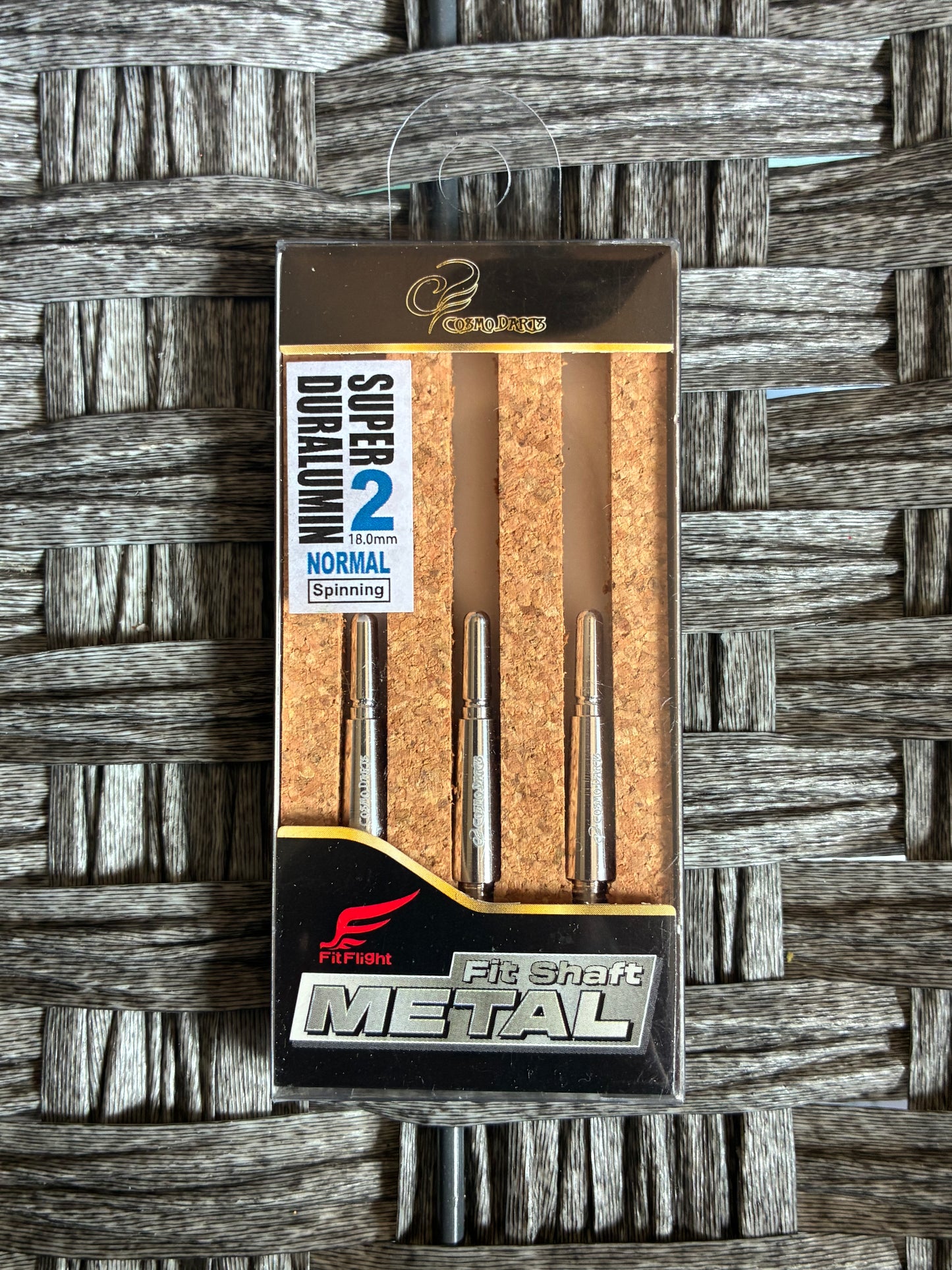 COSMO DARTS SUPER DURALUMIN NORMAL #2 18MM SET OF 3 FIT SHAFT METAL NORMAL SPIN