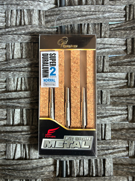 COSMO DARTS SUPER DURALUMIN NORMAL #2 18MM SET OF 3 FIT SHAFT METAL NORMAL SPIN