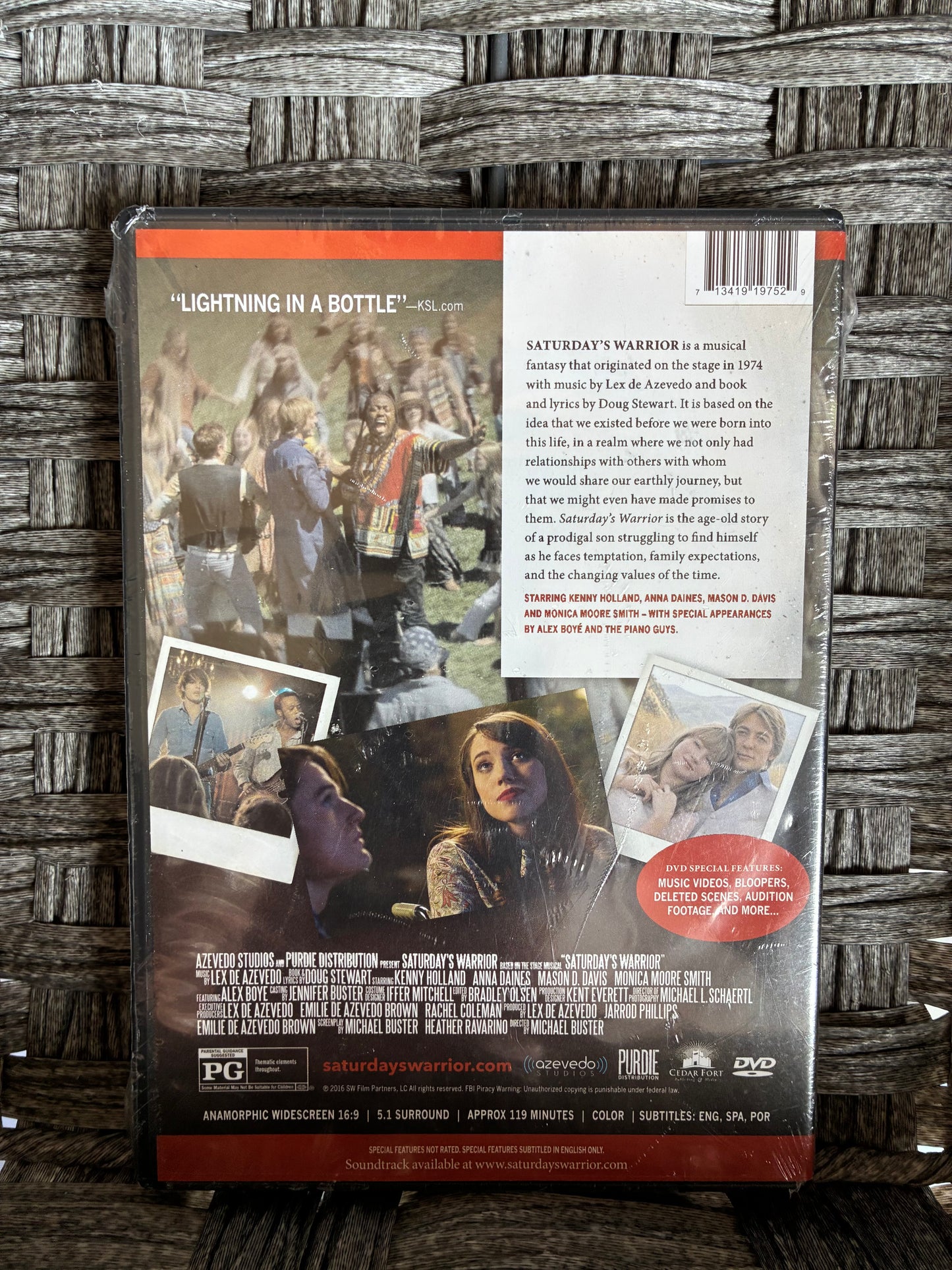 SATURDAY'S WARRIOR DVD SEALED RELIGIOUS COMING OF AGE MUSICAL STORY